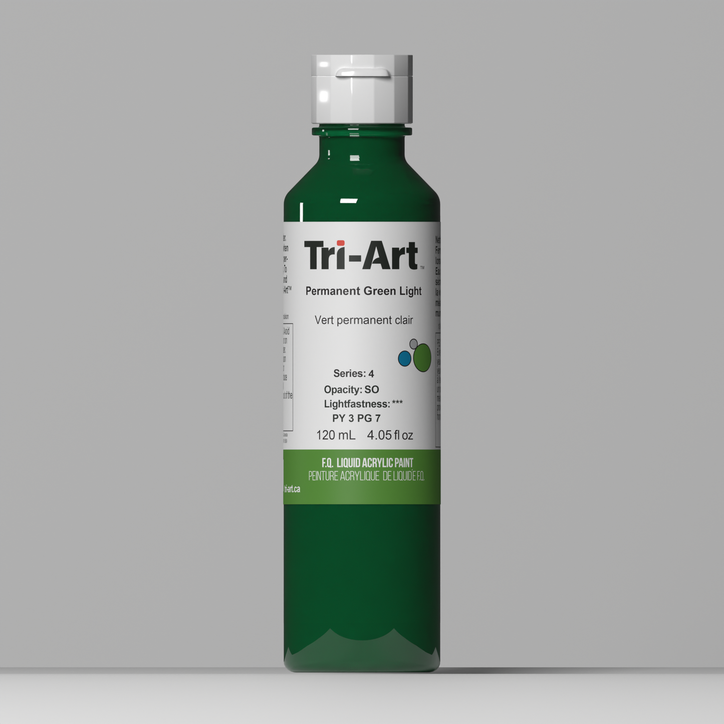 TA696 Tri-Art Liquids Permanent Green Light 120mL