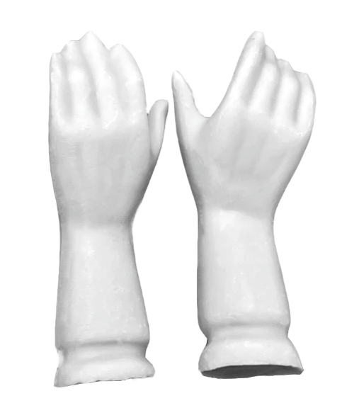 Gips, Dame hender 6 cm -