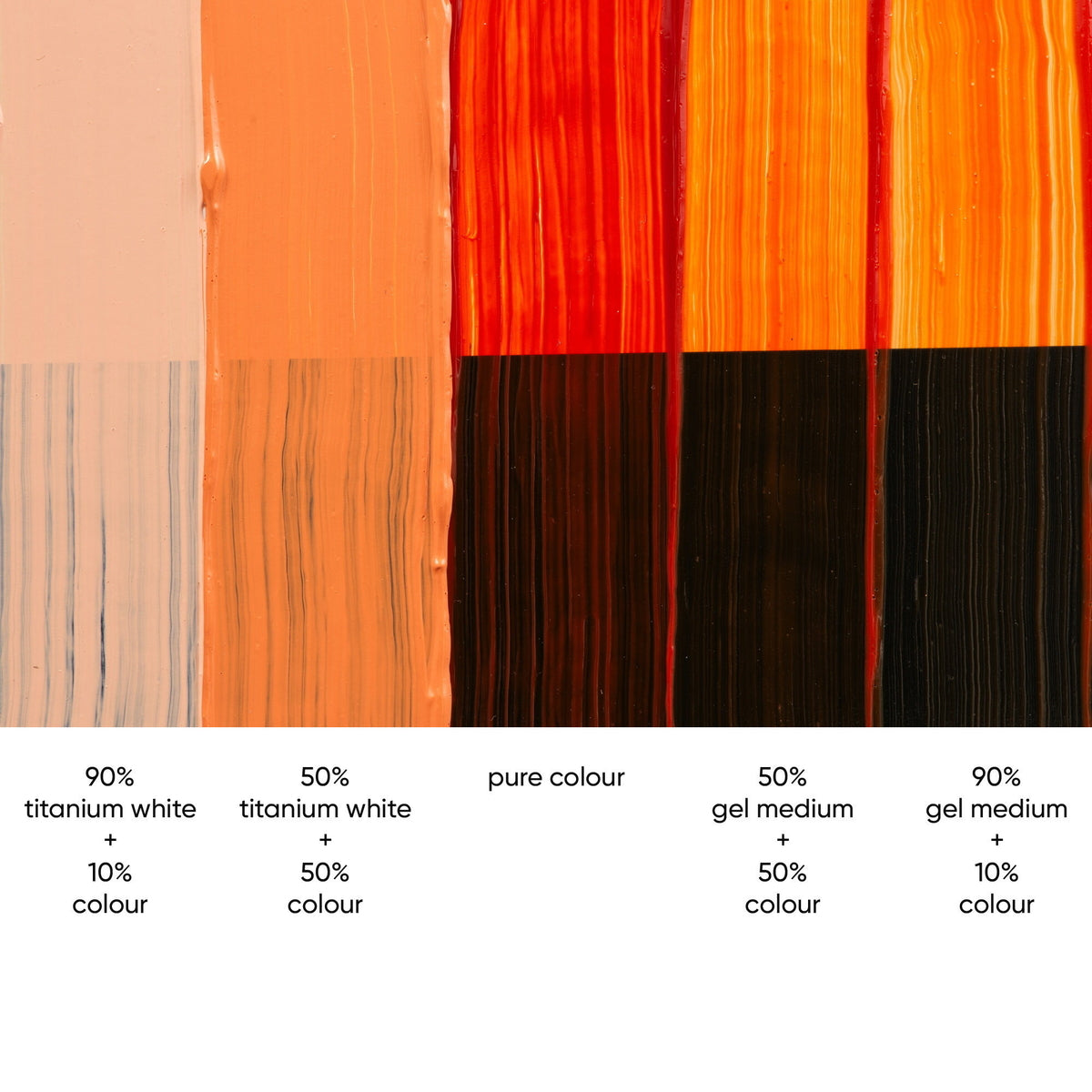 TA5284 Tri-Art High Viscosity Transparent Permanent Orange 60mL Tube 6