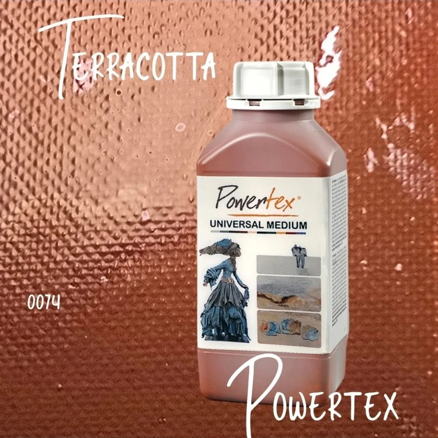 Universalmedium Powertex 1kg – Terracotta, Waterproof, nr 0074,