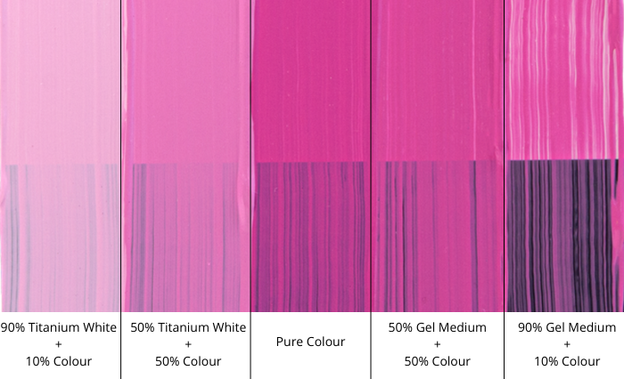 TA1865 Tri-Art High Viscosity Magenta Light 60mL Tube 3