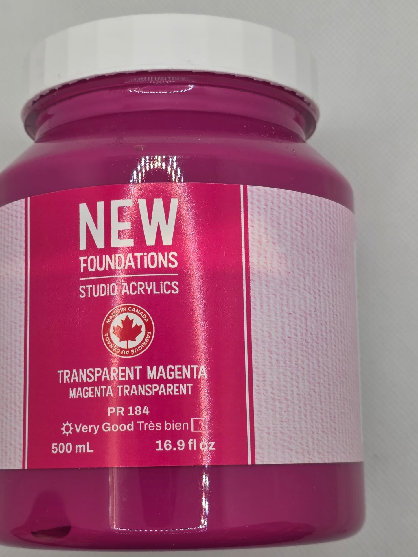 Tri-art: Ta 37553 New Foundations, Transparent Magenta, 120 ml.