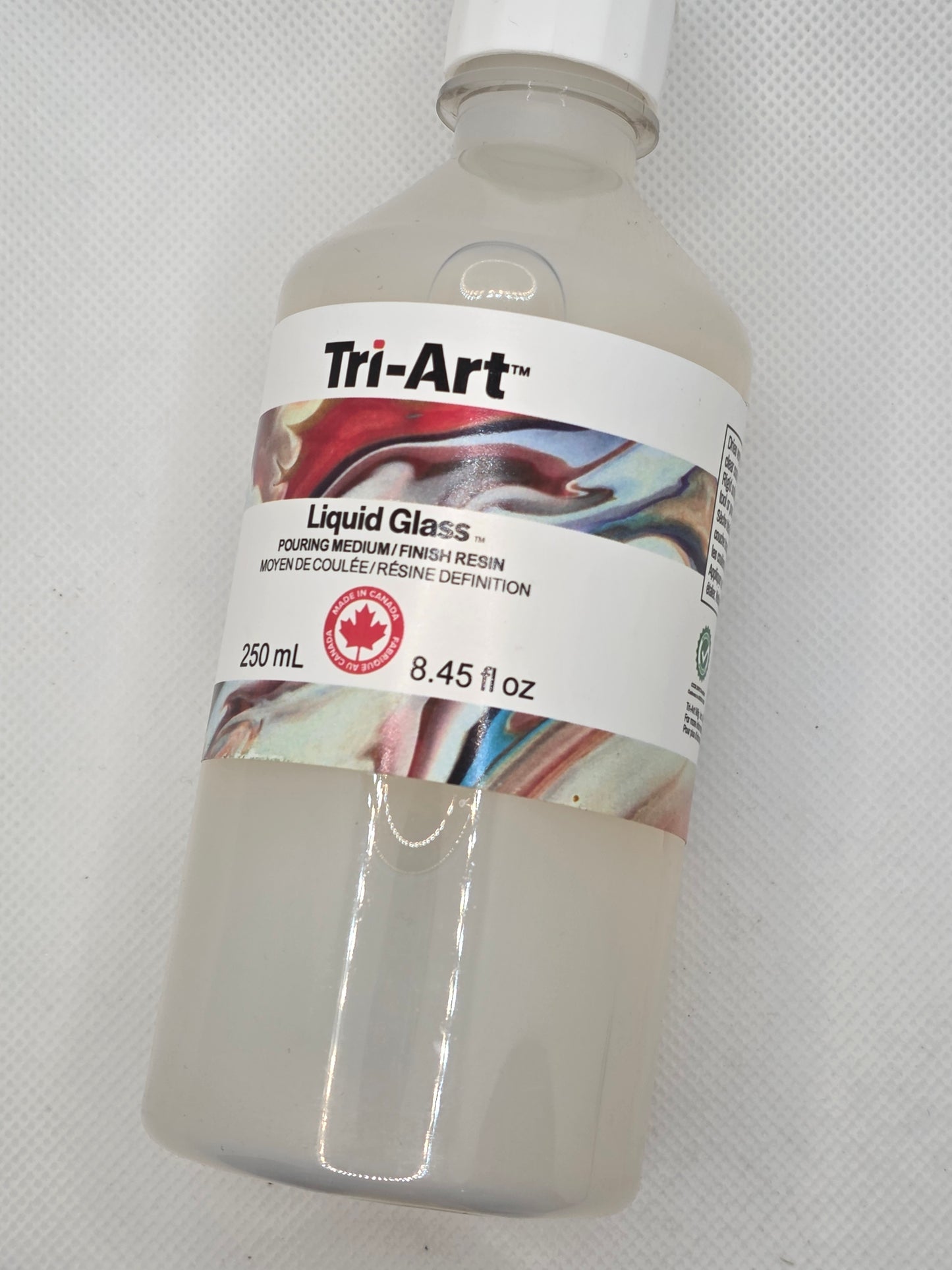 TA20735 Liquid Glass Pouring Medium 250mL, fungerer også som resinlignende lakk for akrylmaling