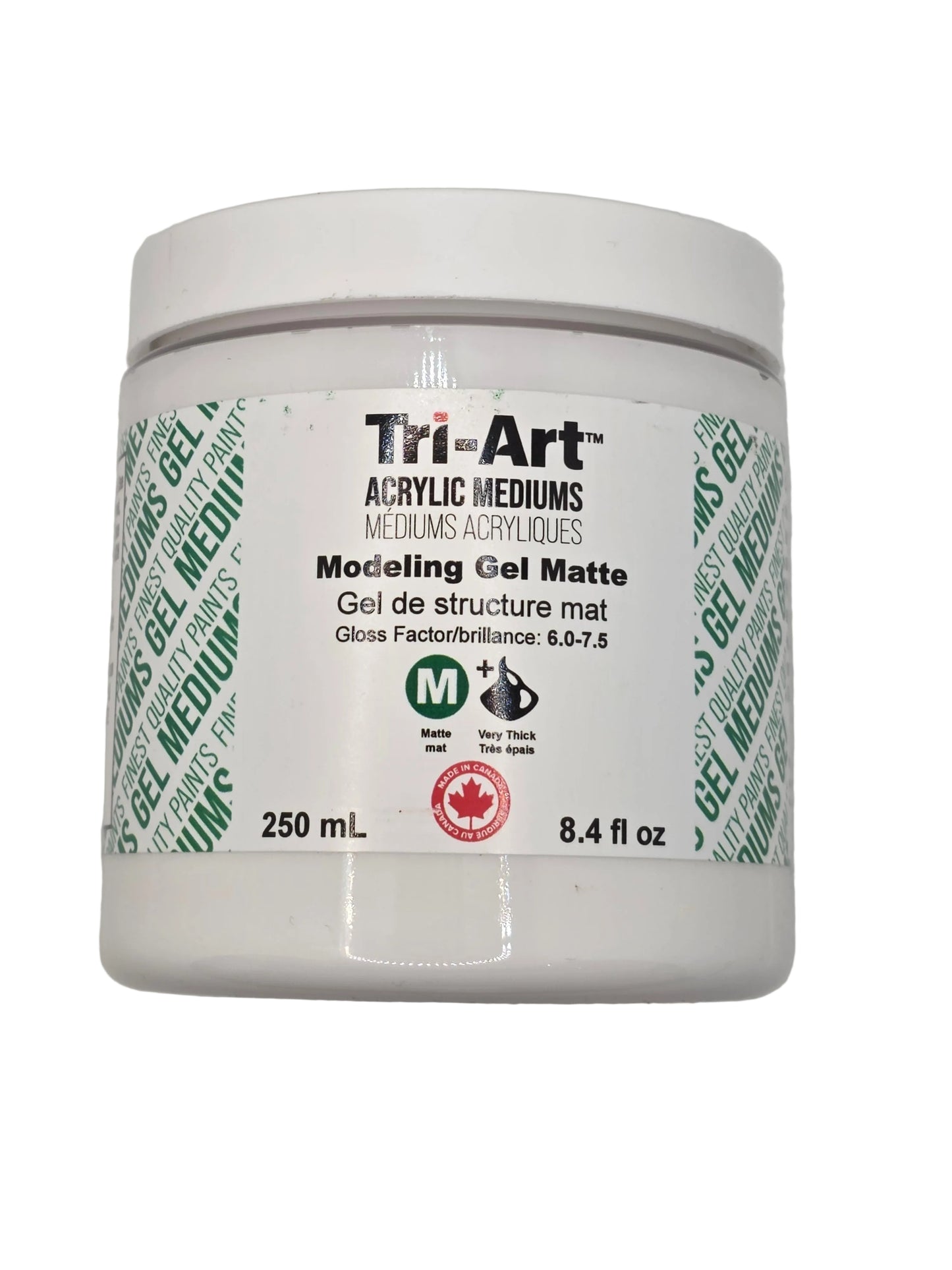 TA5212 Tri-Art Mediums Modeling Gel Matte 500mL - Gjør malingen tykkere