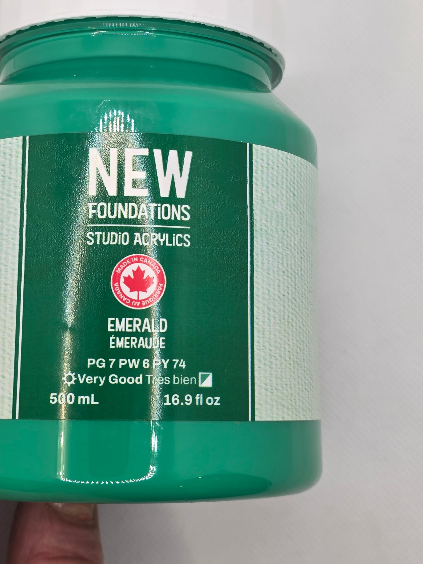 Tri-art: TA36905 New Foundations Acrylic Emerald 500mL
