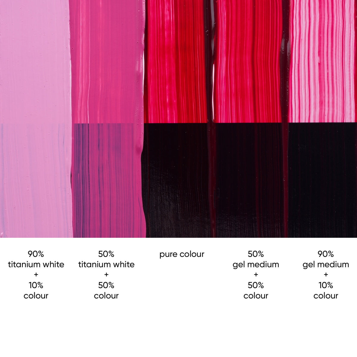 TA1029 Tri-Art High Viscosity Permanent Crimson 60mL Tube 7