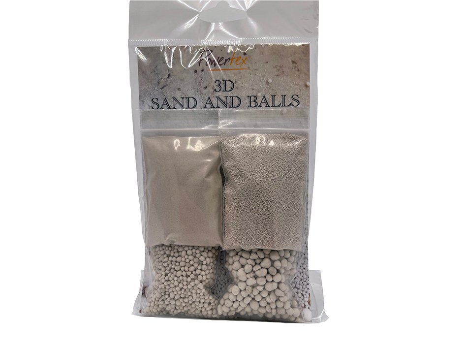 Sand; Start pakke med sand og balls 50 gr, nr 0297