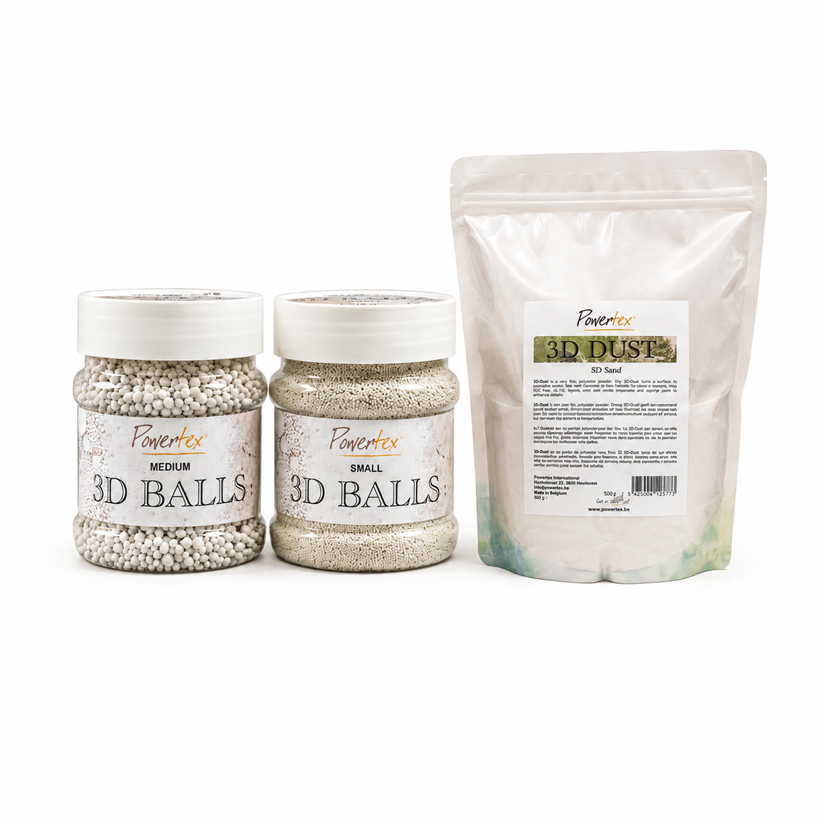 3D SAND OG BALLER