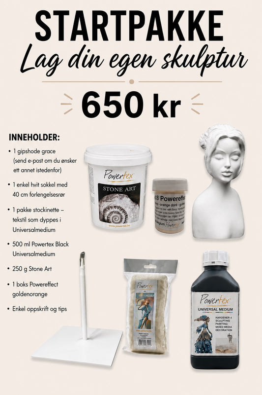 Startpakke- lag din egen skulptur