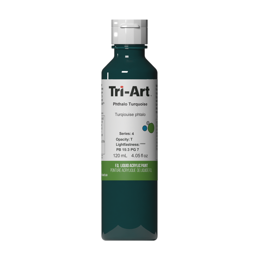 TA661	Tri-Art Liquids	Phthalo Turquoise	120mL 4