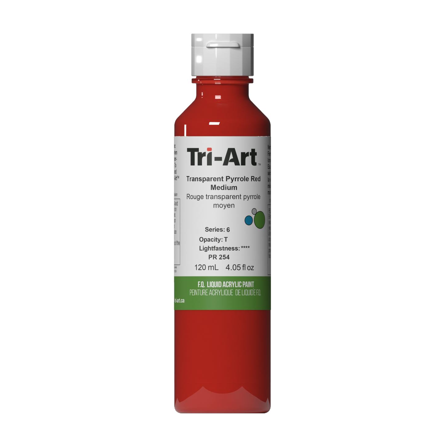 TA1915	Tri-Art Liquids	Transparent Pyrrole Red Medium	120mL