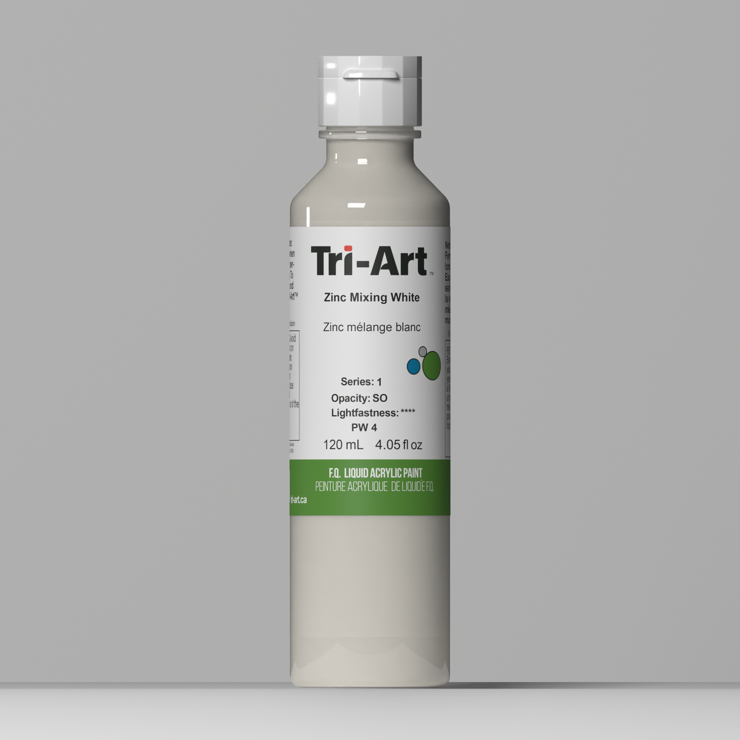 TA5412	Tri-Art Liquids	Zinc White 	120mL