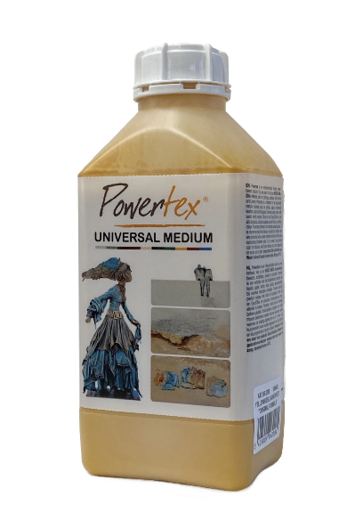 Universalmedium Powertex  1kg – Yellow Ochre, Waterproof. nr 0208,
