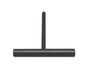 Sokler og Tilbehør, Metal T Black 15 cm, nr 0243