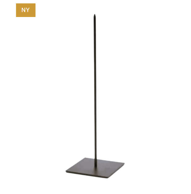 Svart sokkel 9x9x30 cm