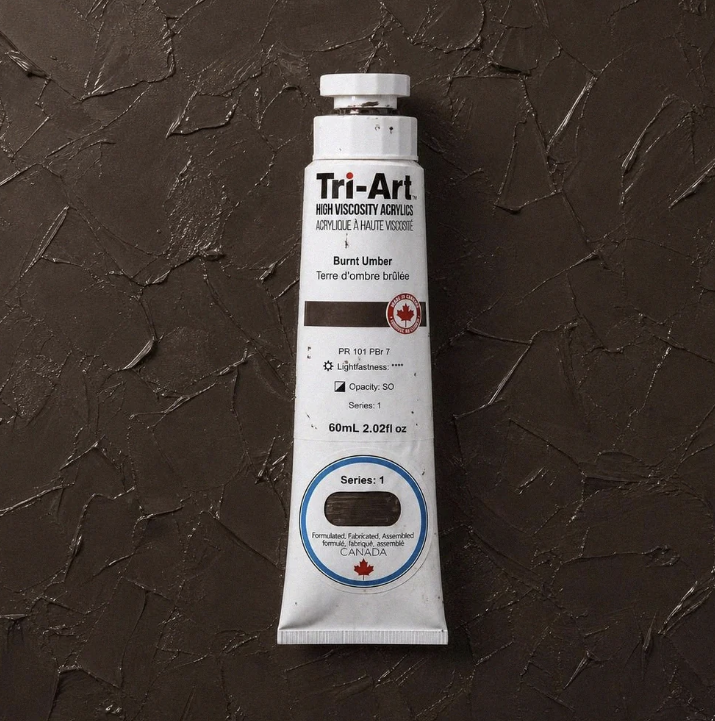TA859	Tri-Art High Viscosity	Burnt Umber	60mL Tube	1