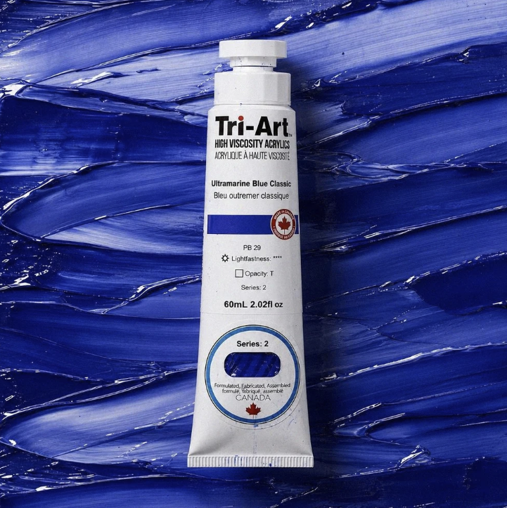 TA959	Tri-Art High Viscosity	Ultramarine Blue Classic	60mL Tube	2