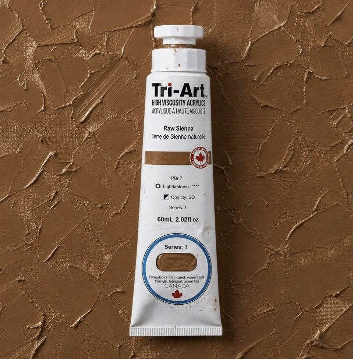 TA918	Tri-Art High Viscosity	Raw Sienna	60mL Tube	1