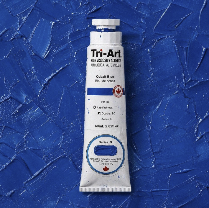 TA909	Tri-Art High Viscosity	Cobalt Blue	60mL Tube	9