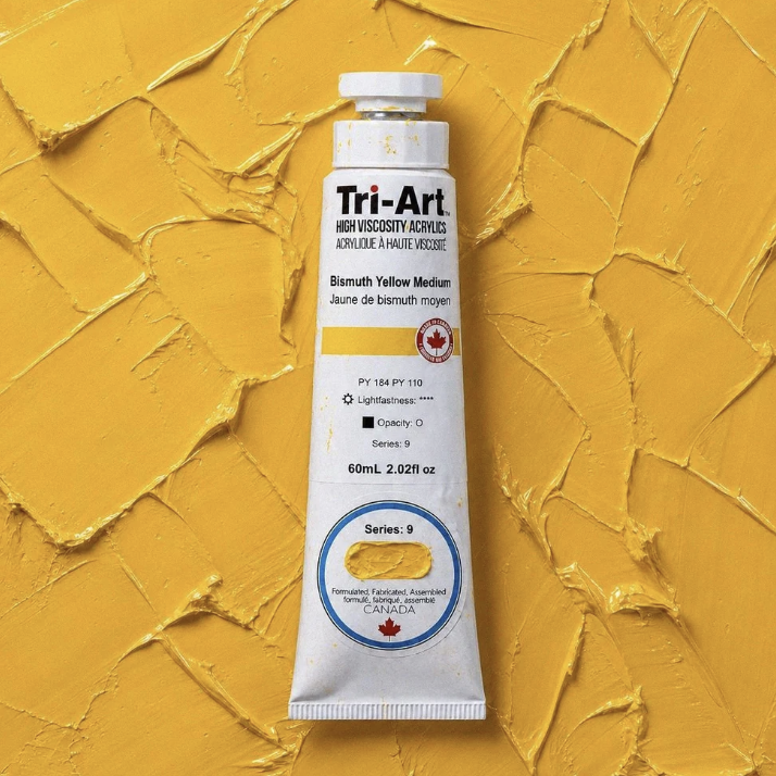 TA848	Tri-Art High Viscosity	Bismuth Yellow Medium	60mL Tube	9