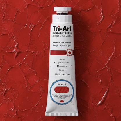 TA791	Tri-Art High Viscosity	Naphthol Red Medium	60mL Tube	5