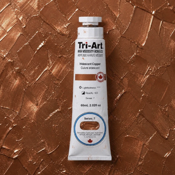 TA744	Tri-Art High Viscosity	Iridescent Copper	60mL Tube	7