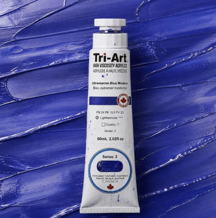 TA5340	Tri-Art High Viscosity	Ultramarine Blue Modern	60mL Tube	2