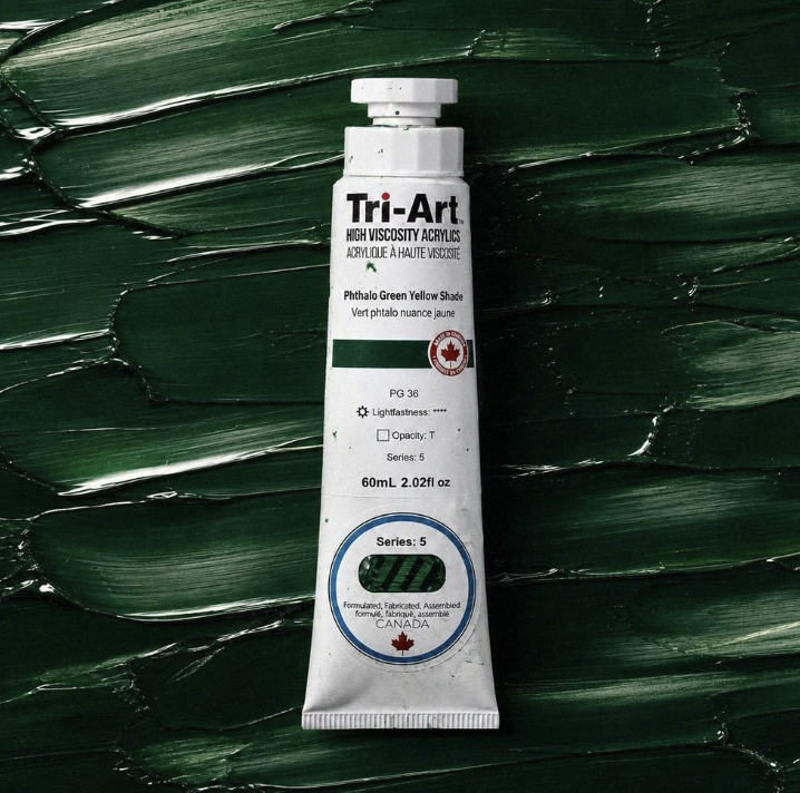 TA5300	Tri-Art High Viscosity	Phthalo Green Yellow Shade	60mL Tube	5