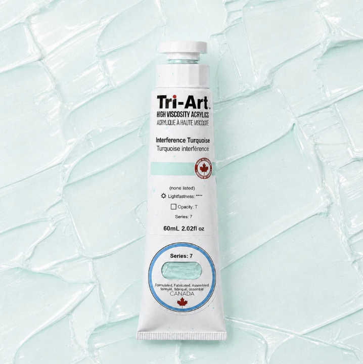 TA5099 	Tri-Art High Viscosity	Interference Turquoise	60mL Tube	7