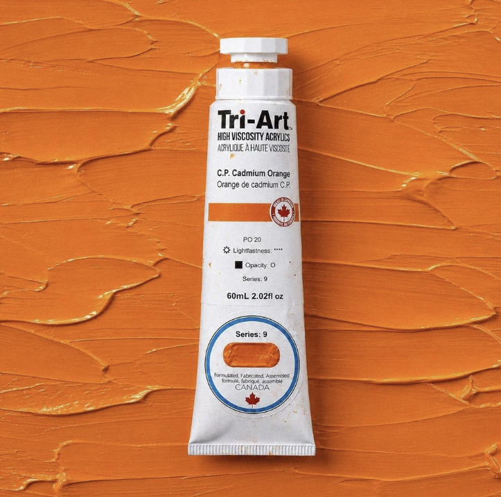 TA2249	Tri-Art High Viscosity	C.P. Cadmium Orange	60mL Tube	9