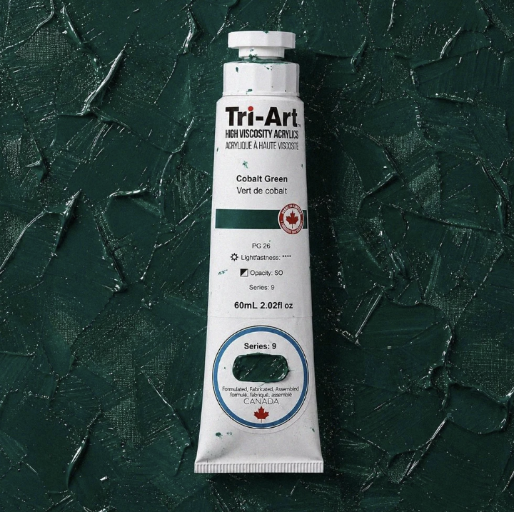 TA2130	Tri-Art High Viscosity	Cobalt Green	60mL Tube	9
