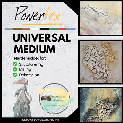 Universalmedium Powertex 5kg   –  Ivory, waterproof, nr 0039