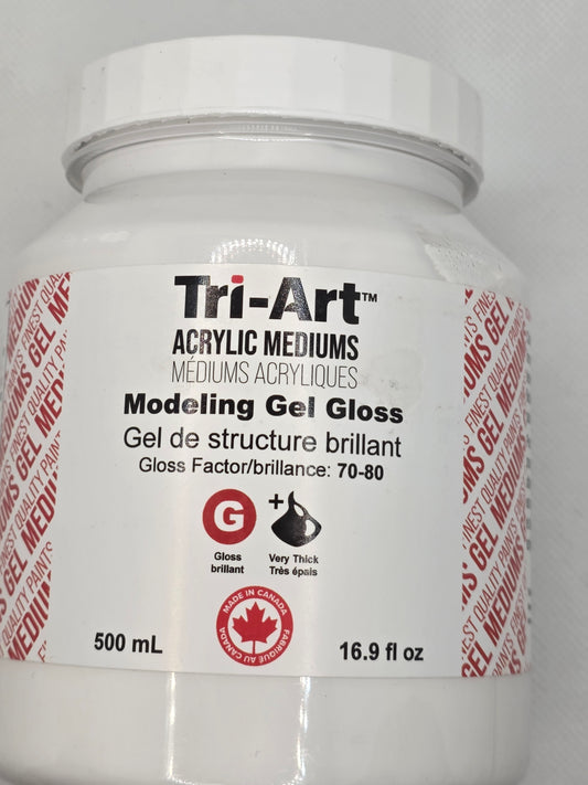 TA5202	Tri-Art Mediums	Modeling Gel Gloss	500mL