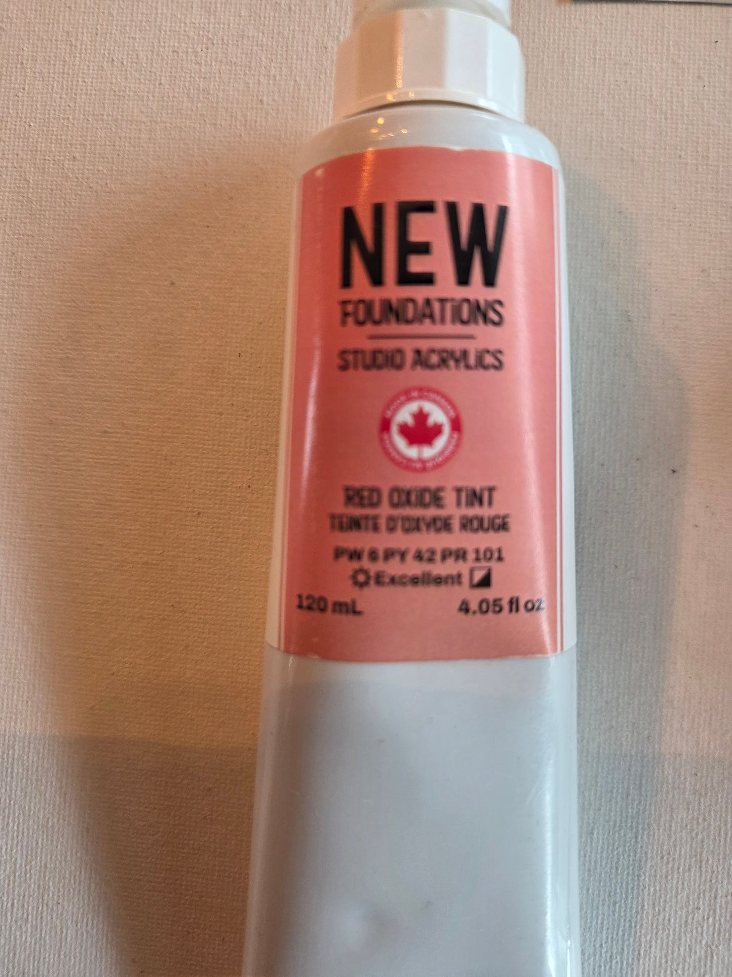 Tri-art: TA36925	New Foundations Acrylic	Red Oxide Tint	500mL