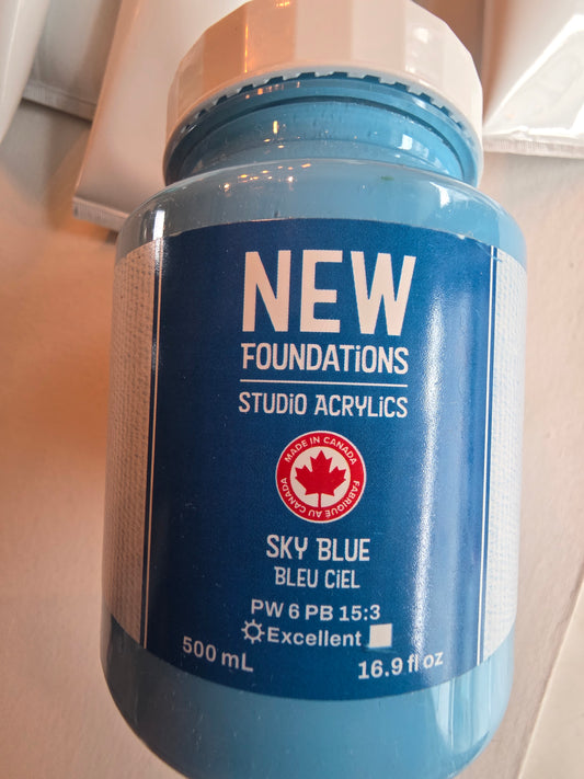 Tri-art: TA New Foundations	Sky Blue	500mL