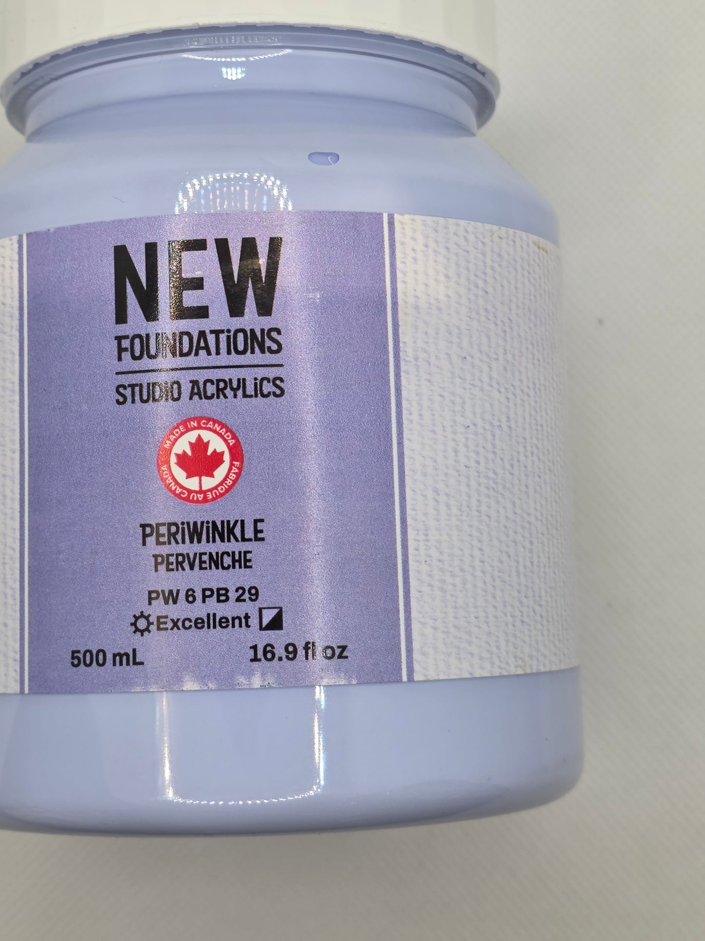 Tri-art: TA36919	New Foundations Acrylic	Periwinkle	500mL