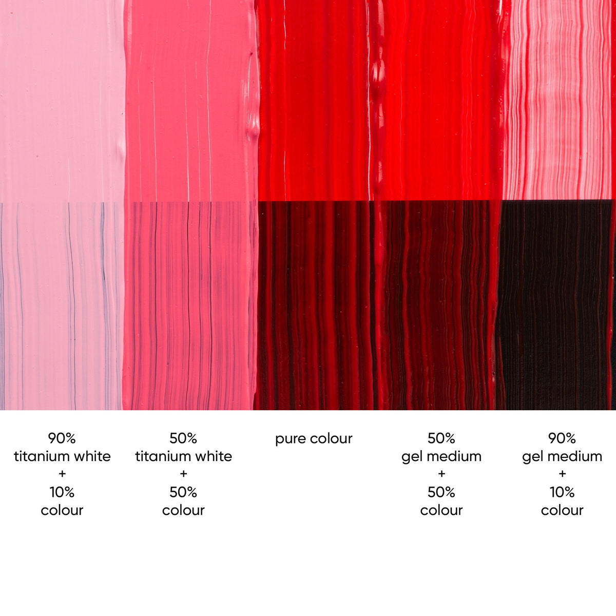 TA1907	Tri-Art High Viscosity	Transparent Pyrrole Red Medium	60mL Tube	6
