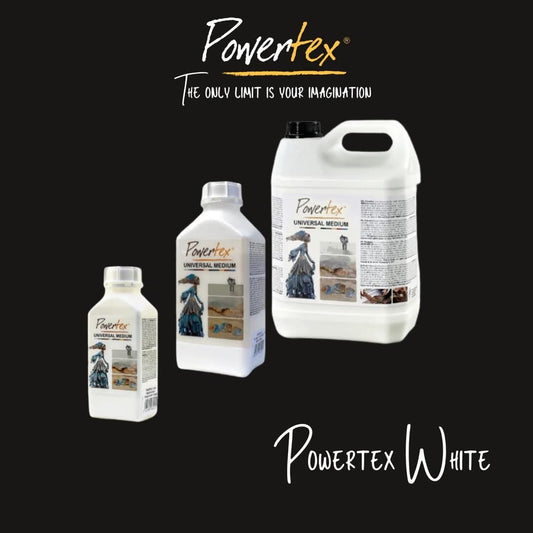 Universalmedium Powertex 1kg – Hvit  waterproof, nr 412