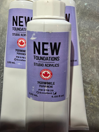 Tri-art: TA36883	New Foundations Acrylic	Periwinkle	120mL