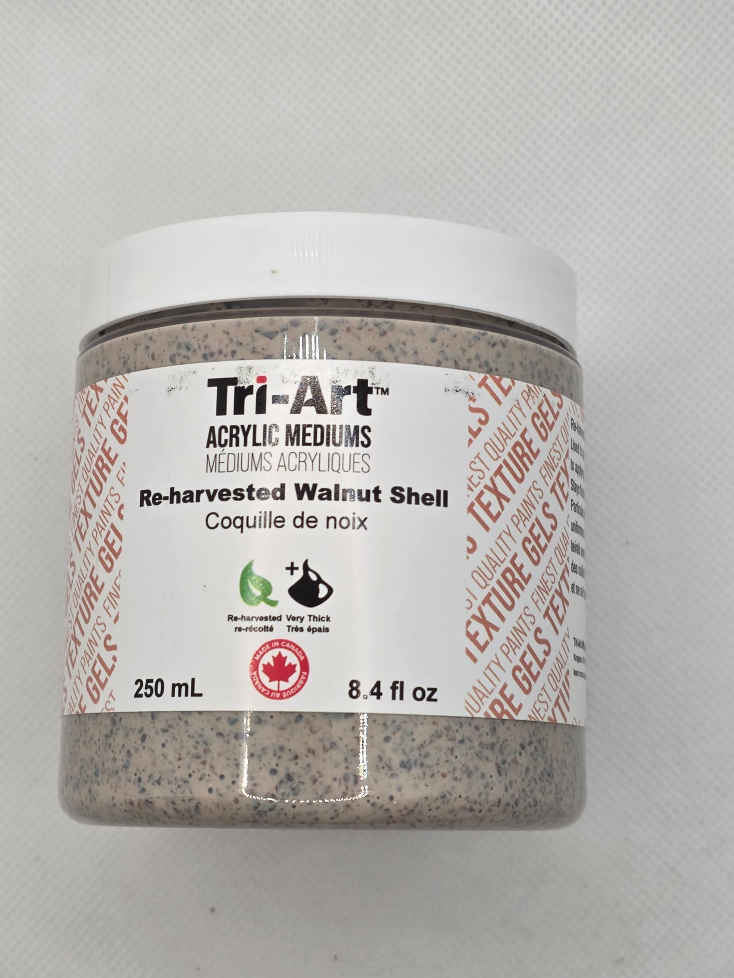 TA10339	Tri-Art Mediums	Re-harvested Walnut Shell	250mL