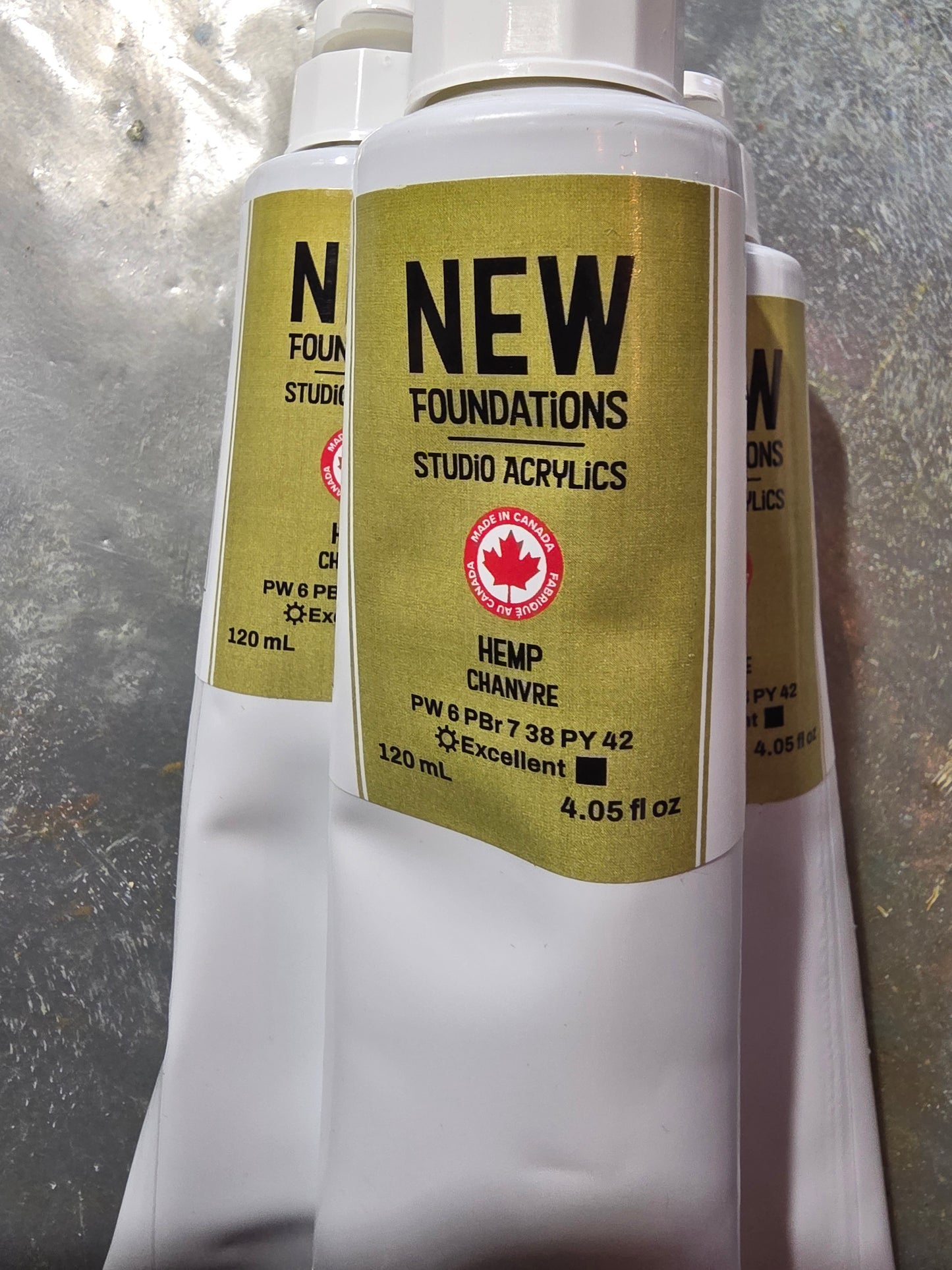 Tri-art: TA36870	New Foundations Acrylic	Hemp	120mL