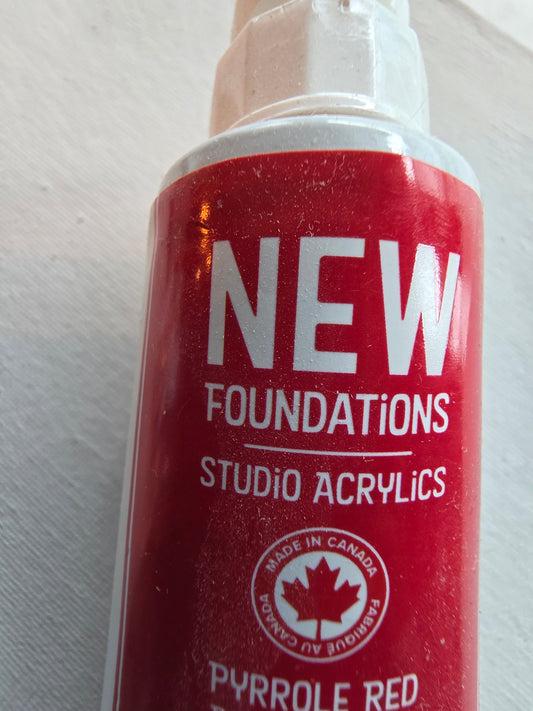 Tri-art: TA36924	New Foundations Acrylic	Pyrrole Red	500mL