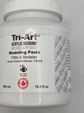 TA1393 Tri-Art Mediums	Modeling Paste	500mL, modelleringspasta for tekstur på lerret.