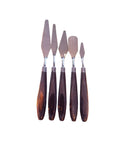 Palett kniver,  pakke med 5 ulike
