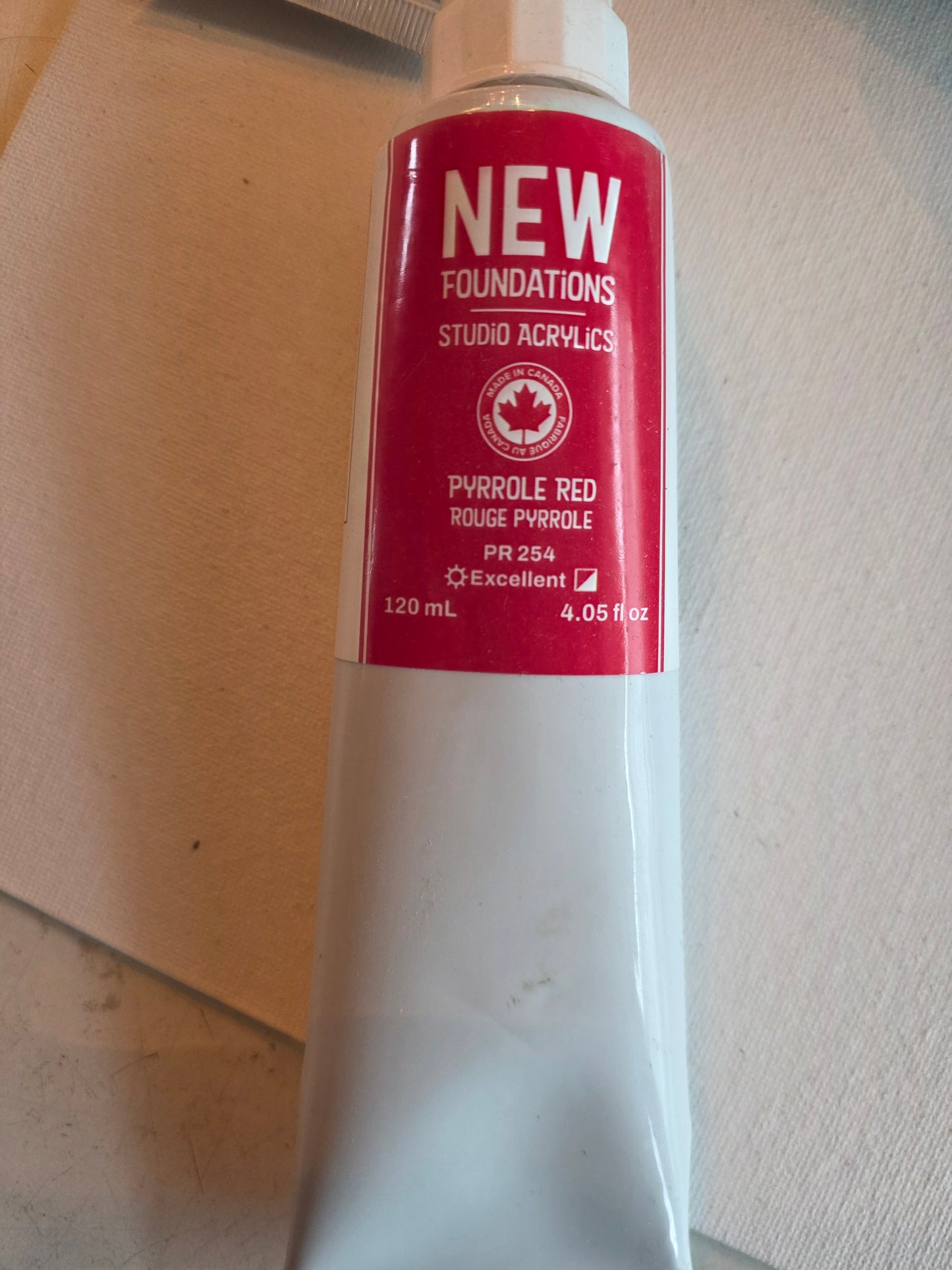 Tri-art: TA36888	New Foundations Acrylic	Pyrrole Red	120mL