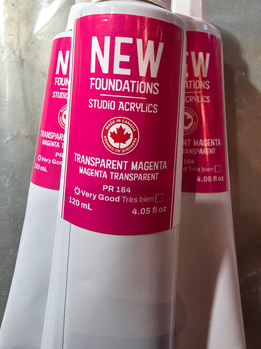 Tri-art: Ta 37553 New Foundations, Transparent Magenta, 120 ml.