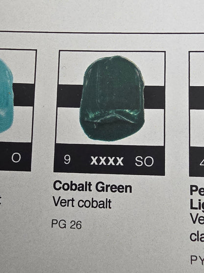 TA2130	Tri-Art High Viscosity	Cobalt Green	60mL Tube	9