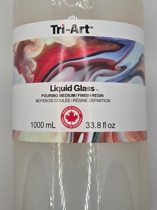 TA20737	Liquid Glass	Pouring Medium	1000mL,  fungerer også som resinlignende lakk for akrylmaling