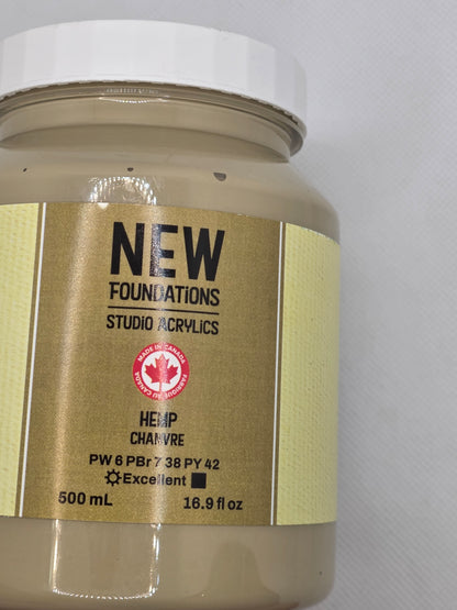 Tri-art: TA36906	New Foundations Acrylic	Hemp	500mL