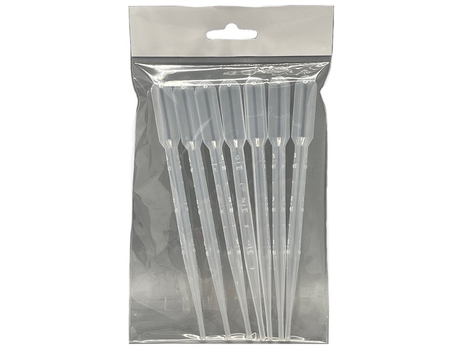 Sokler og Tilbehør, pipette 3 ml. 7 i pakken